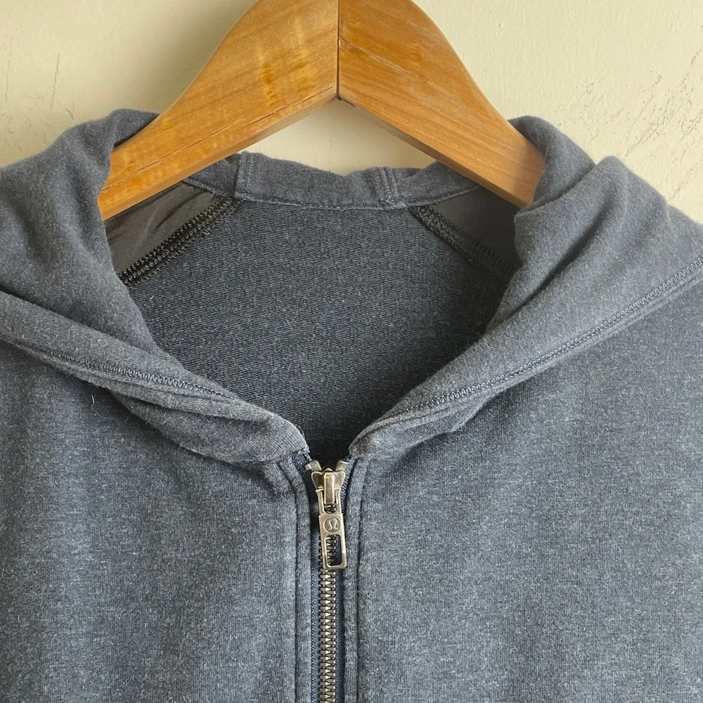 Lululemon Men's Cross Cut Hoodie Heathered Inkwell Size M